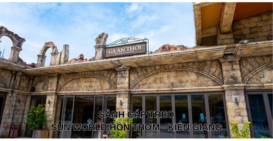 Sảnh ga cáp treo Sunworld Hòn Thơm - Kiên Giang 